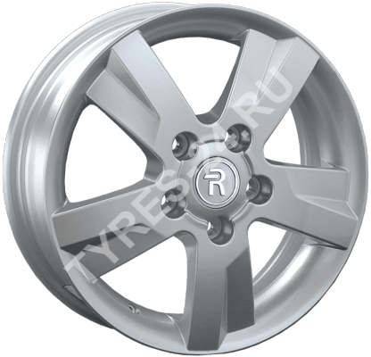 ДискRenaultRN2116.5JxR17 PCD5x114.3 ET50 DIA66.1,серебристый