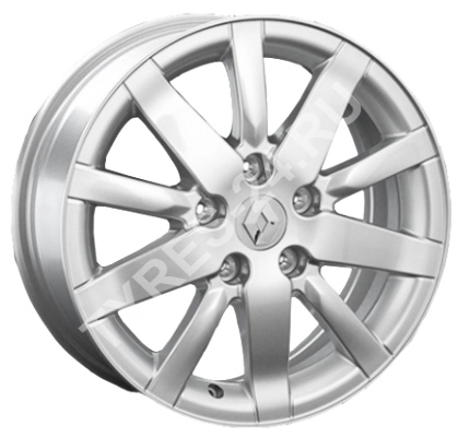 ДискRenaultRN406JxR16 PCD5x114.3 ET47 DIA66,серебристый