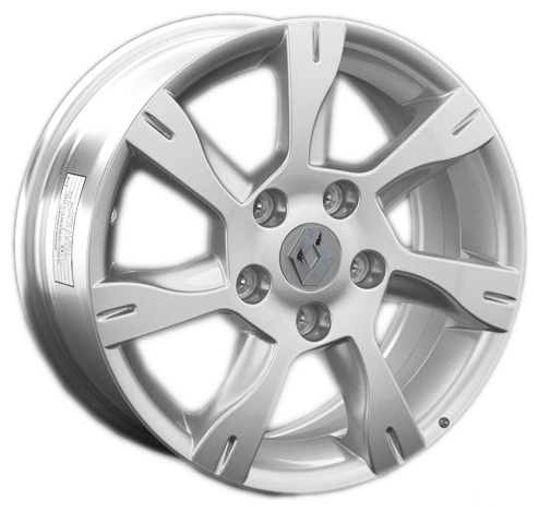 ДискRenaultRN446JxR16 PCD5x114.3 ET47 DIA66,серебристый