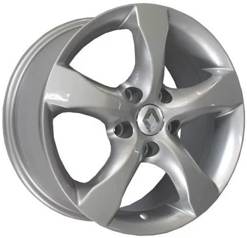 ДискRenaultRN55507JxR17 PCD5x114.3 ET40 DIA66.1,серебристый