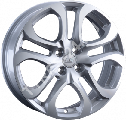 ДискReplica LS10046.5JxR17 PCD4x100 ET40 DIA60.1,серебристый