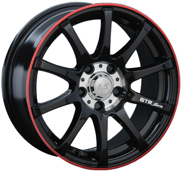 ДискReplica LS1526.5JxR15 PCD4x100 ET43 DIA54.1,чёрный