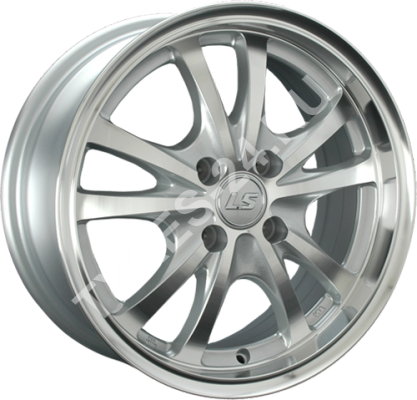 ДискReplica LS2066.5JxR15 PCD4x100 ET43 DIA60.1,серебристый