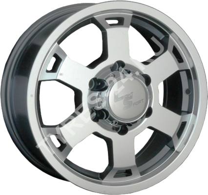 ДискReplica LS3268JxR17 PCD5x150 ET60 DIA110.1,серый