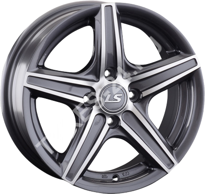 ДискReplica LS3726JxR14 PCD4x98 ET35 DIA58.6,серый