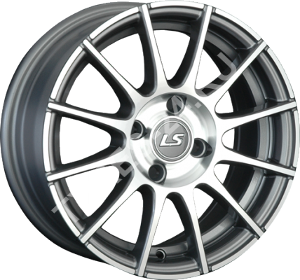 ДискReplica LS4037JxR16 PCD5x100 ET38 DIA57.1,серый