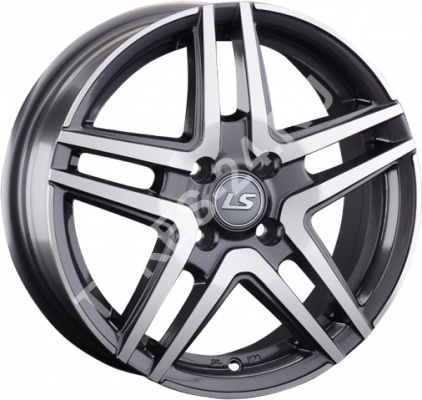 ДискReplica LS4206JxR15 PCD4x100 ET45 DIA60.1,серый