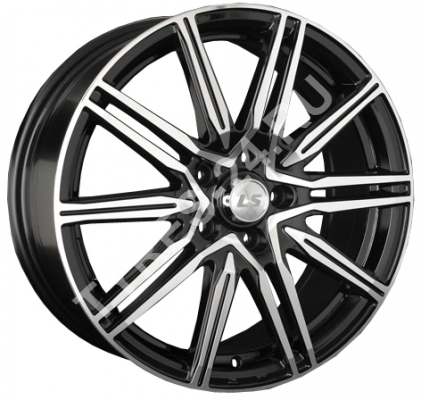 ДискReplica LS7736.5JxR17 PCD5x108 ET52.5 DIA63.3,чёрный