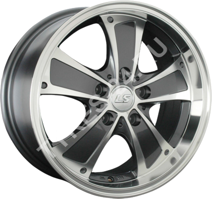 ДискReplica LS8097JxR16 PCD5x114.3 ET38 DIA73.1,серый