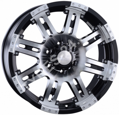 ДискReplica LS9549JxR20 PCD6x139.7 ET20 DIA106.1,чёрный