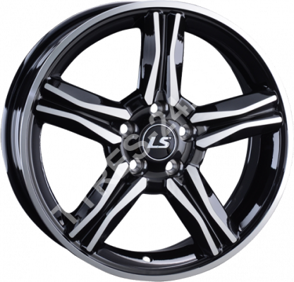 ДискReplica LS9736.5JxR16 PCD5x100 ET40 DIA57.1,чёрный