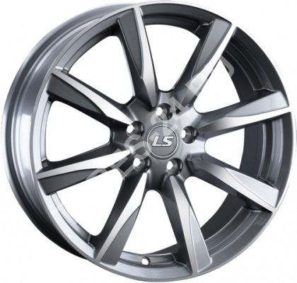 ДискReplica LS9817JxR16 PCD5x100 ET40 DIA57.1,серый