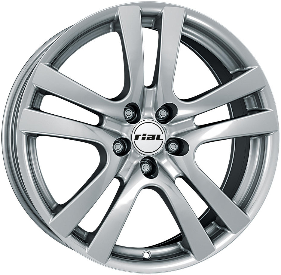 ДискRialComo7JxR15 PCD5x110 ET38 DIA65,серебристый