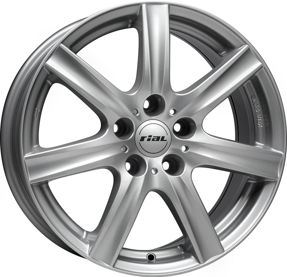 ДискRialDavos6.5JxR15 PCD5x100 ET38 DIA63.3,серебристый