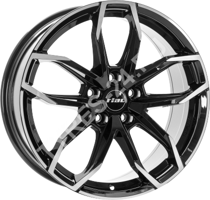 ДискRialLucca6.5JxR16 PCD4x108 ET20 DIA65.1,чёрный