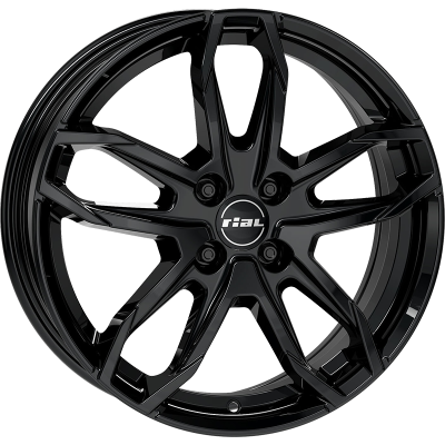 ДискRialLucca6.5JxR16 PCD5x100 ET47 DIA57.1,чёрный