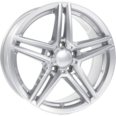 ДискRialM107.5JxR16 PCD5x112 ET45.5 DIA66.5,серебристый