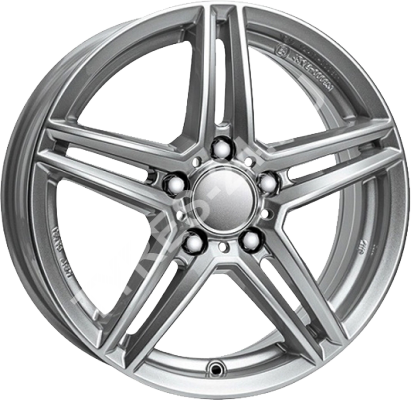 ДискRialM107.5JxR17 PCD5x108 ET52 DIA63.4,серый