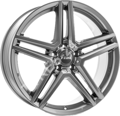 ДискRialM10X8.5JxR19 PCD5x112 ET38 DIA66.5,серый