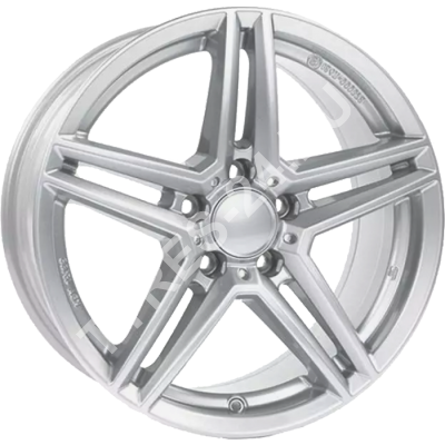 ДискRialM10X8.5JxR19 PCD5x112 ET38 DIA66.5,серебристый