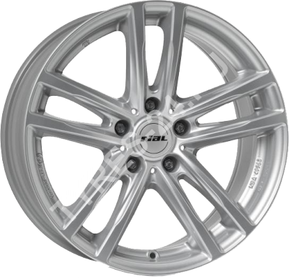 ДискRialX107JxR17 PCD5x112 ET54 DIA66.5,серебристый