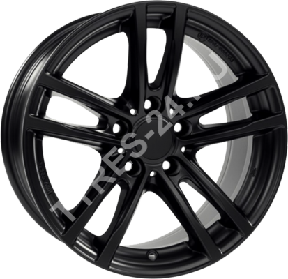 ДискRialX10X9JxR19 PCD5x112 ET38 DIA66.5,чёрный