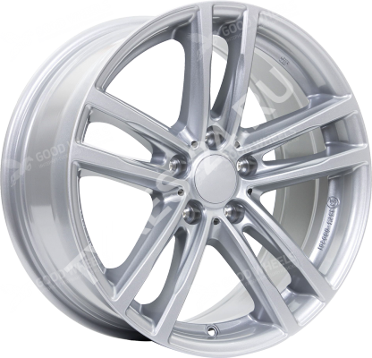 ДискRialX10X9JxR19 PCD5x120 ET18 DIA74.1,серебристый