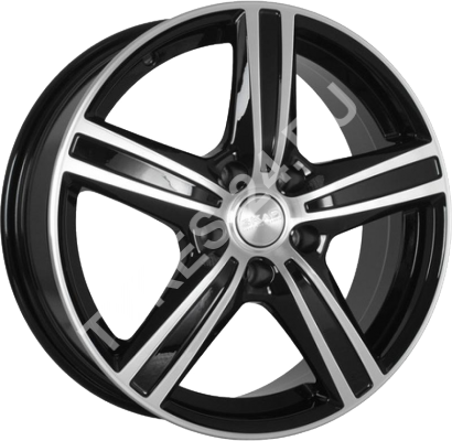 ДискSKADАдмирал6.5JxR17 PCD5x108 ET45 DIA67.1,чёрный