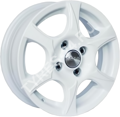 ДискSKADАэро5JxR13 PCD4x114.3 ET45 DIA69.1,серебристый