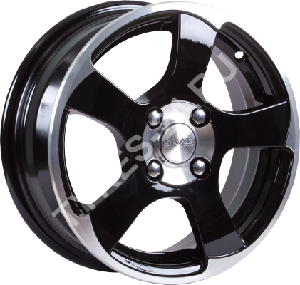 ДискSKADАкула5.5JxR14 PCD4x98 ET35 DIA58.6,серебристый