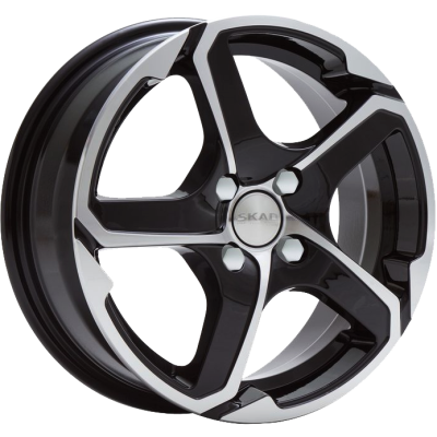 ДискSKADАллигатор6JxR15 PCD4x100 ET45 DIA67.1,чёрный