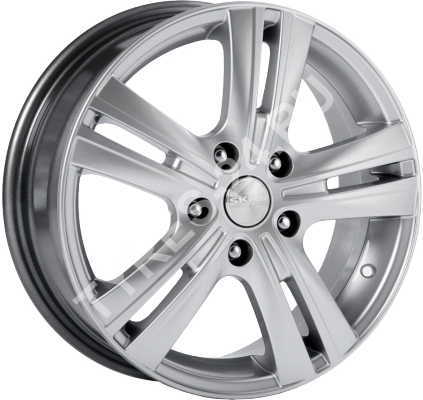 ДискSKADБагира6JxR16 PCD5x114.3 ET45 DIA67.1,серебристый