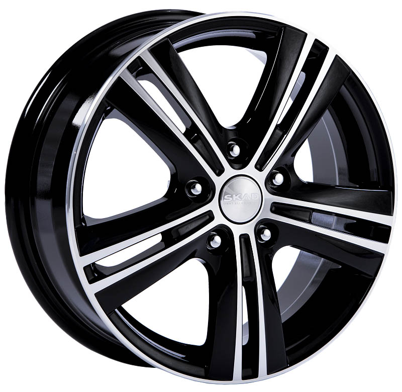 ДискSKADБагира6JxR16 PCD5x114.3 ET45 DIA67.1,чёрный