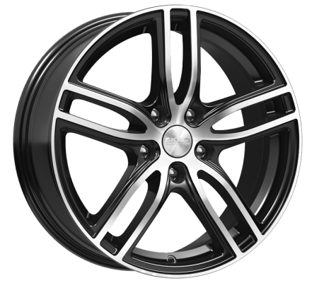 ДискSKADБрайтон7JxR17 PCD5x114.3 ET37 DIA66.6,чёрный