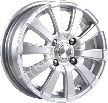 ДискSKADБриз5.5JxR15 PCD4x100 ET45 DIA60.1,серебристый