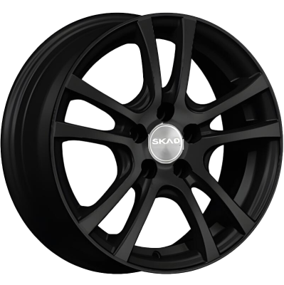 ДискSKADДели6JxR15 PCD5x100 ET38 DIA57.1,чёрный