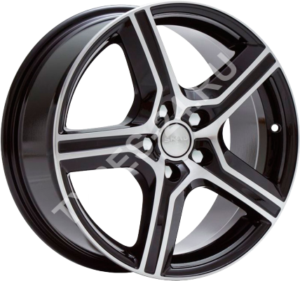 ДискSKADДрайв6.5JxR17 PCD5x112 ET39 DIA66.6,серебристый