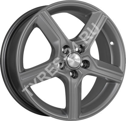 ДискSKADДрайв6.5JxR16 PCD5x114.3 ET52 DIA67.1,серый