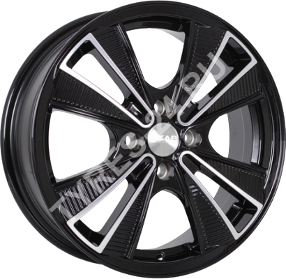 ДискSKADЭко6JxR16 PCD4x98 ET35 DIA58.6,чёрный