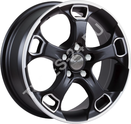 ДискSKADФараон6JxR16 PCD5x114 ET39 DIA67,чёрный