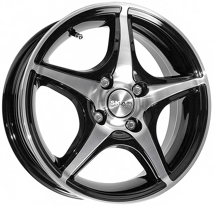 ДискSKADФортуна5JxR14 PCD4x100 ET39 DIA56,серый