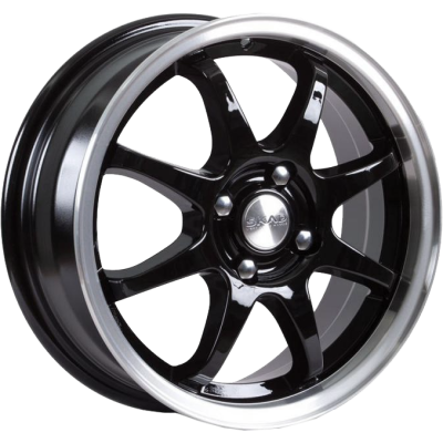 ДискSKADФорвард6JxR15 PCD4x100 ET45 DIA54.1,чёрный