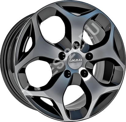 ДискSKADГамбург6.5JxR16 PCD5x114.3 ET38 DIA67.1,серебристый