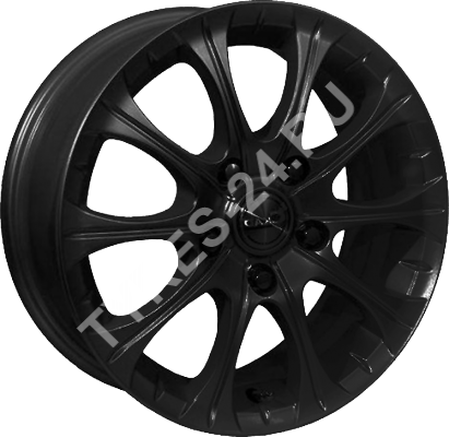 ДискSKADГанимед5JxR14 PCD4x100 ET35 DIA67,чёрный