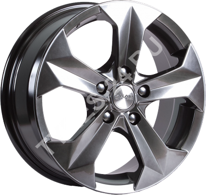 ДискSKADГранит6JxR16 PCD5x114.3 ET52 DIA67,серый