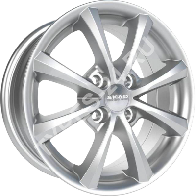 ДискSKADКаллисто5.5JxR13 PCD4x98 ET35 DIA58.6,серебристый