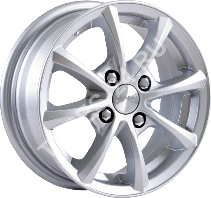 ДискSKADКаллисто5.5JxR13 PCD4x100 ET35 DIA67.1,серебристый