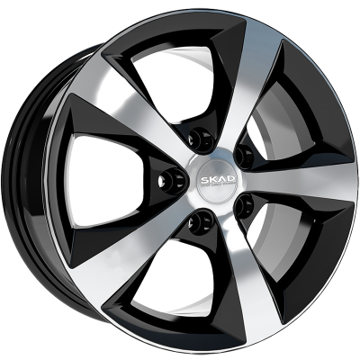 ДискSKADКельн7JxR16 PCD5x114.3 ET40 DIA67.1,чёрный