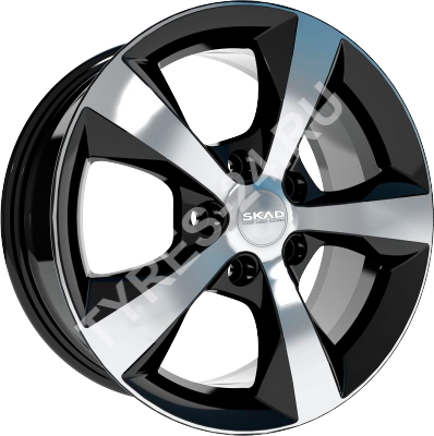 ДискSKADКельн7JxR16 PCD5x114.3 ET45 DIA60.1,серебристый