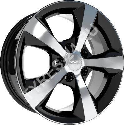 ДискSKADКельн7JxR16 PCD5x114.3 ET40 DIA67.1,чёрный